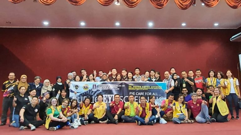 World Glaucoma Day, jointly organised by Sabah Society for the Blind, Lion Club and Queen Elizabeth Hospital on the 25th March 2018